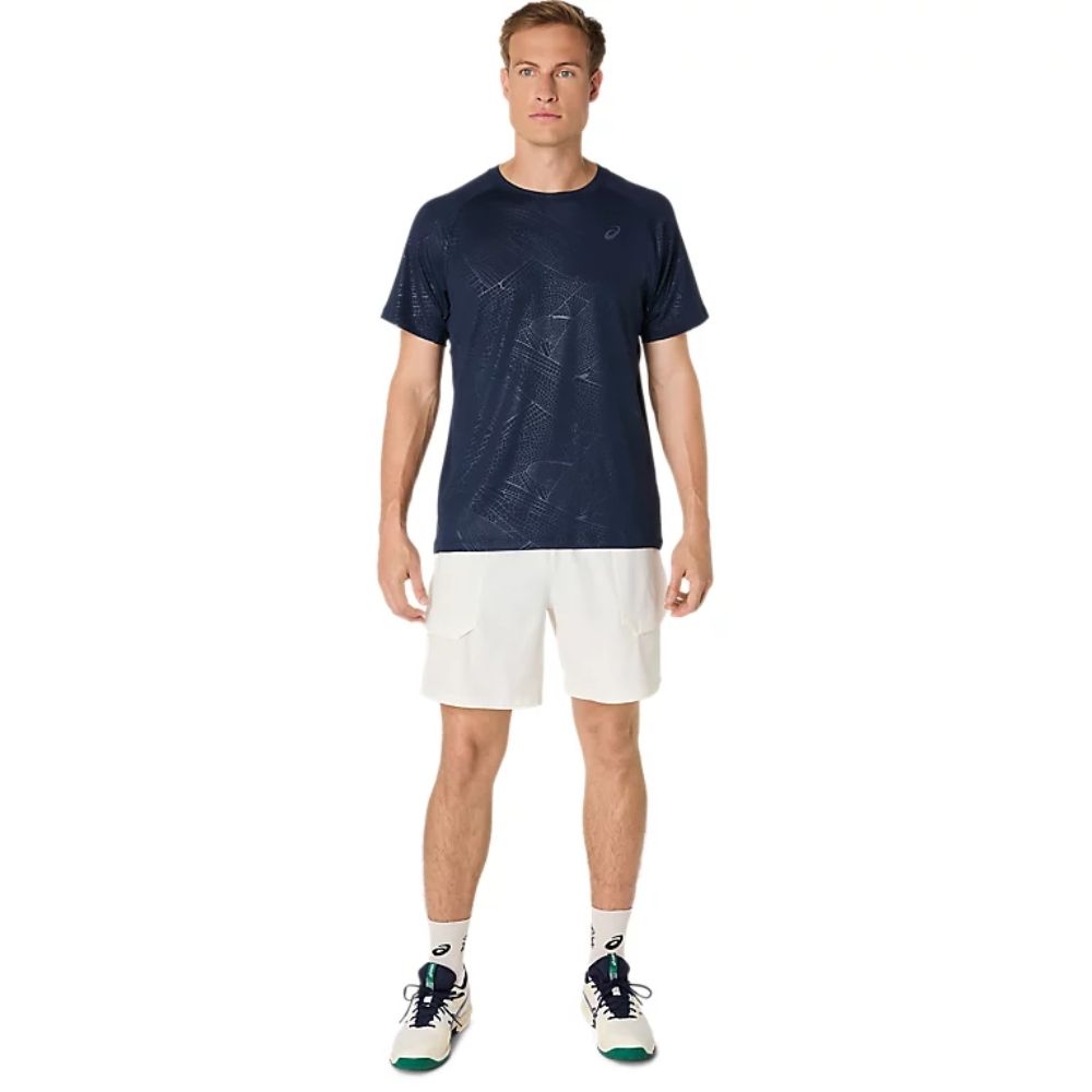 Áo T-shirt tennis/pickleball ASICS GAME ALL OVER PRINT Nam - 2041A353.400