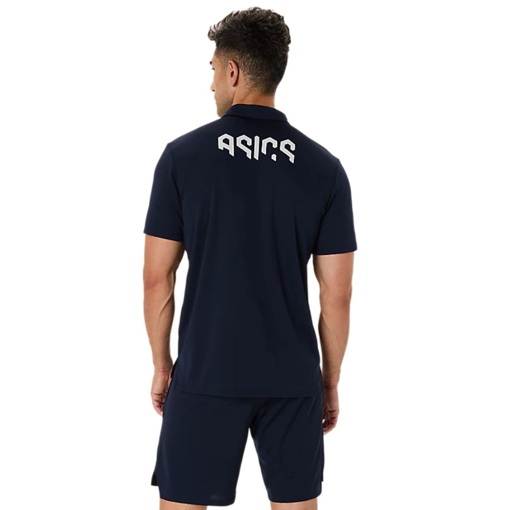 Áo Polo tập luyện ASICS HEX GRAPHIC POLO-SHIRT Nam - 2031E900.402