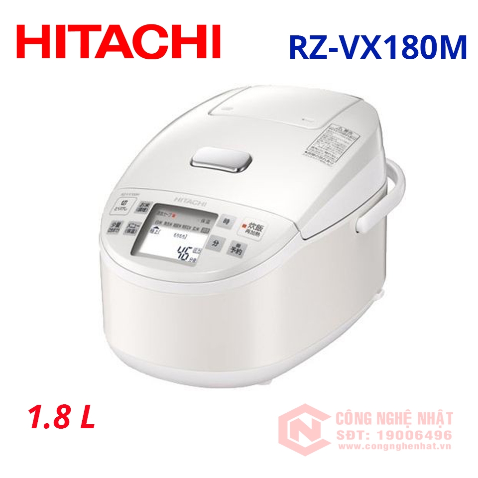 Nồi cơm điện cao tần áp suất Hitachi RZ-VX180M nội địa Nhật mới 100%
