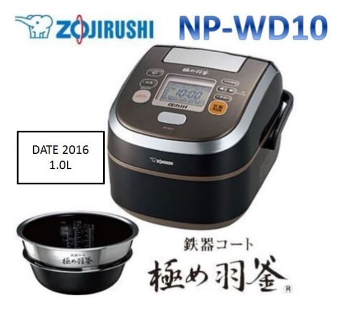 Nồi cơm điện cao tần áp suất IH ZOJIRUSHI NP-WD10 1.0 lít - made in Japan