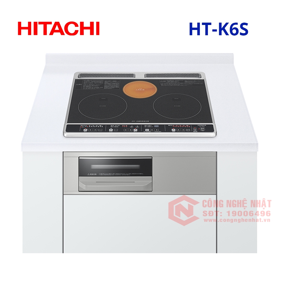 Bếp từ âm Hitachi HT-K6S nội địa Nhật Bản 100%