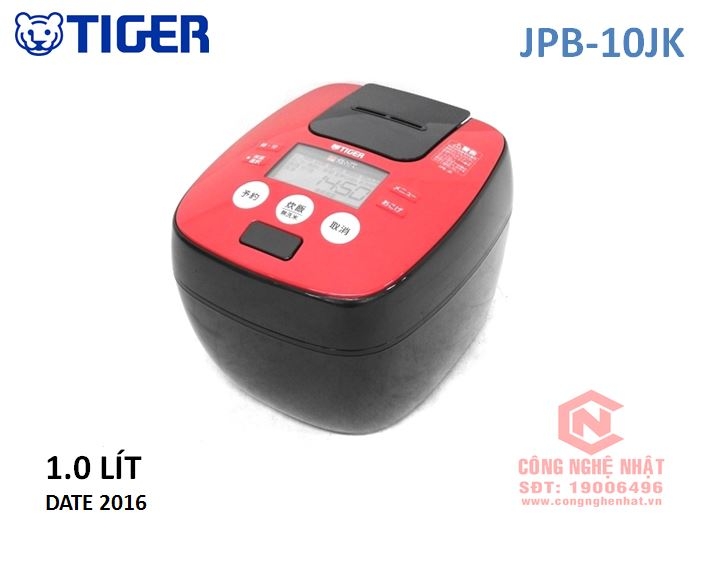 Nồi cơm điện cao tần áp suất 2 bi TIGER JPB-10JK 1 lít made in Japan 2nd mới 97%