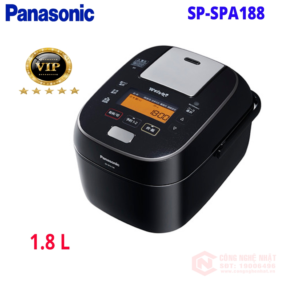 Nồi cơm điện cao tần áp suất IH 1.8 lít SR-SPA188 Panasonic