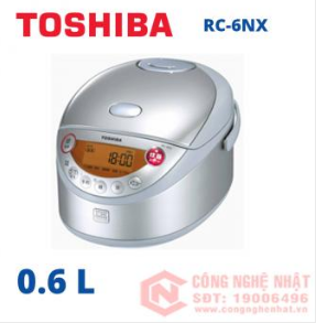 Nồi cơm điện cao tần IH hiệu TOSHIBA RC-6NX 0.63L made in Japan mới 96%