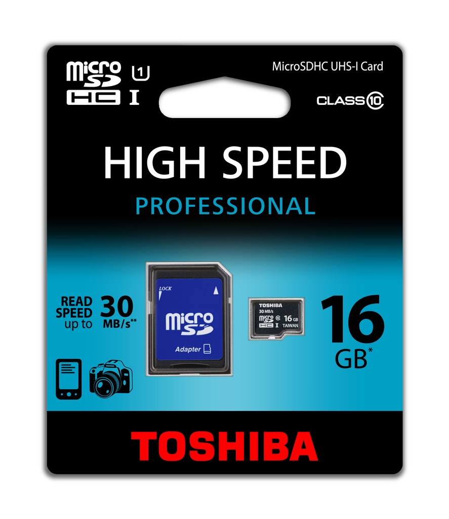 Thẻ nhớ Toshiba 16GB microSDHC USH-I Card