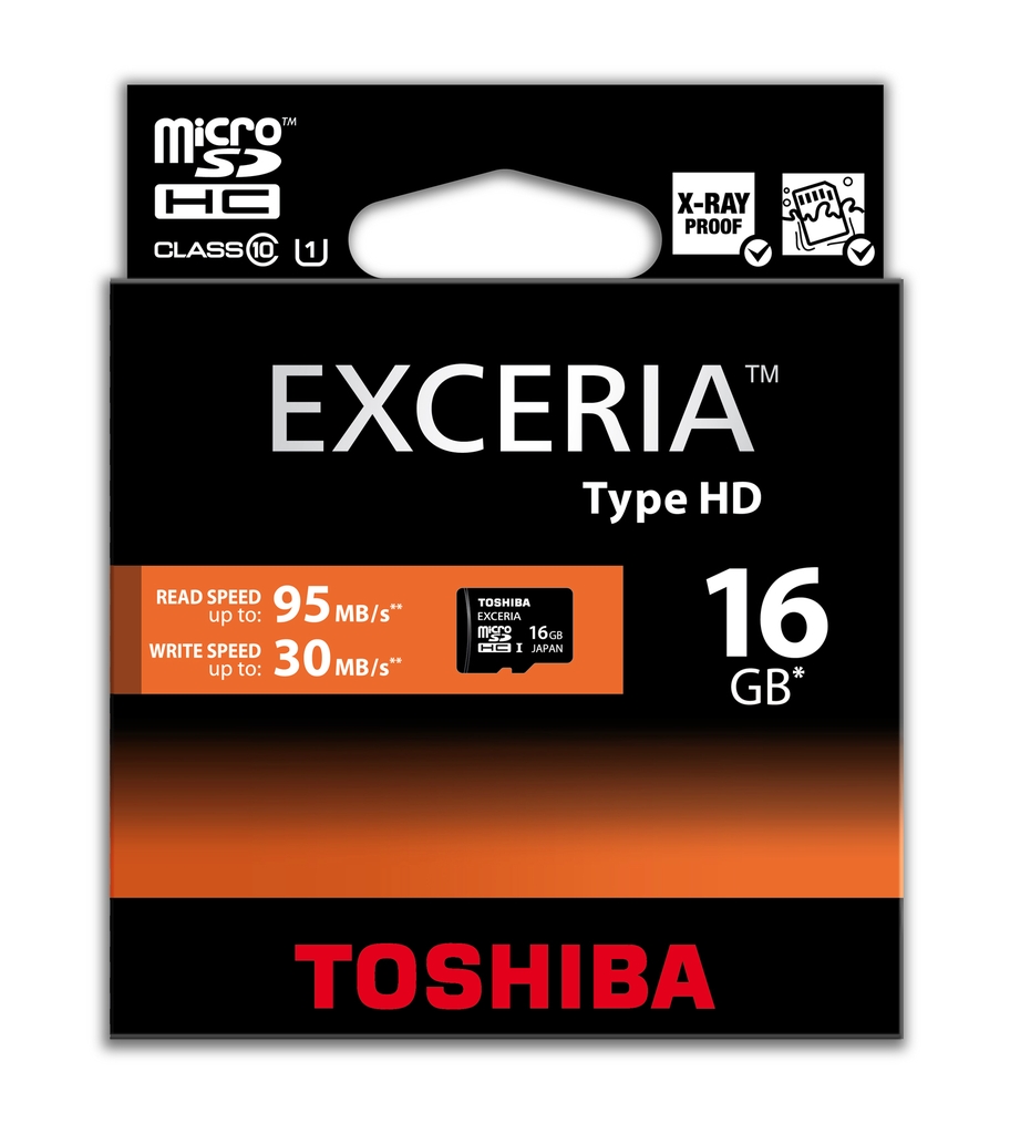 Thẻ nhớ Toshiba 16GB Micro SDHC Exceria Type HD