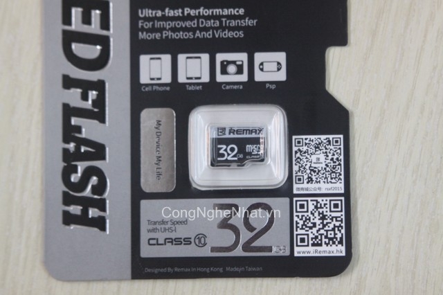 Thẻ nhớ Chính Hãng Remax Micro SDHC 32GB –Class 10 chống nước