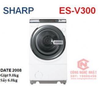 Máy giặt Sharp ES-V300 giặt 9KG sấy 6KG nội địa Nhật Bản mới 97% 2nd