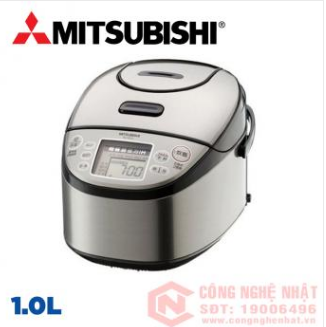 Nồi cơm điện áp suất IH hiệu Mitsubishi NJ-10GE5 2008 dung tích 1.0L màu xám đen