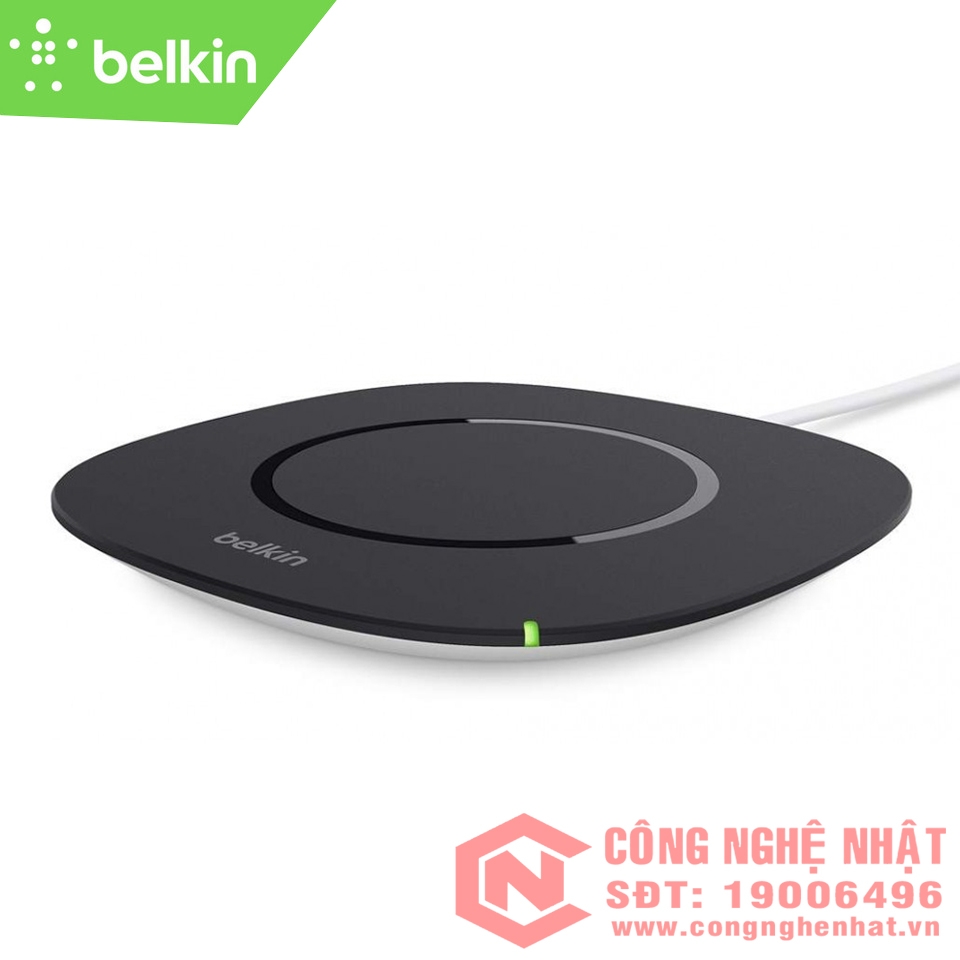 Đế sạc nhanh không dây chính hãng Belkin Qi  Wireless Charging Pad màu đen