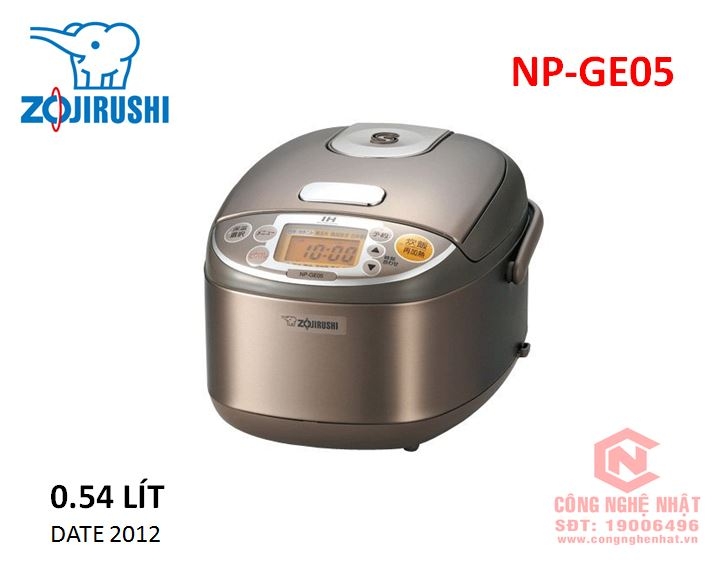 Nồi cơm điện cao tần IH Zojirushi NP-GE05 0.54L made in Japan mới 97% 2nd đời 2012