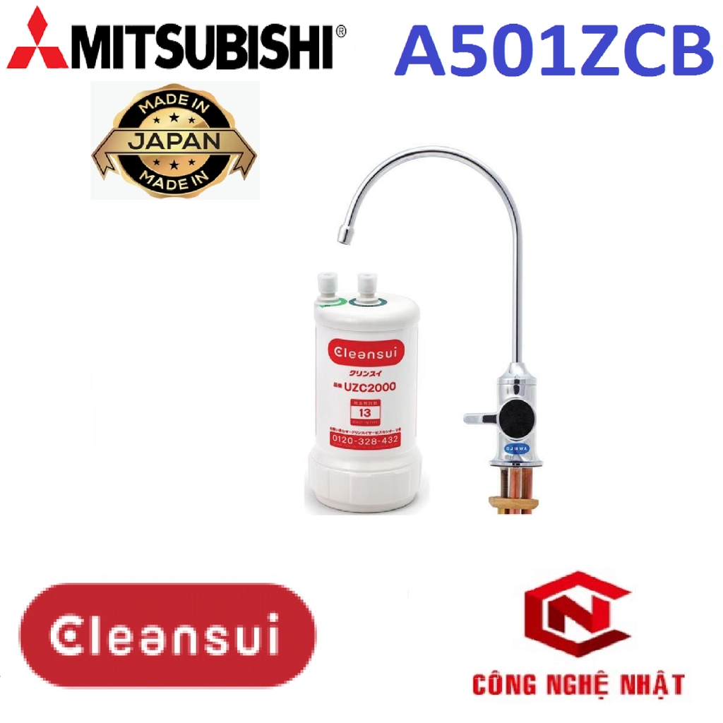 Bộ lọc nước MITSUBISHI CLEANSUI A501ZCB MADE IN JAPAN MỚI 100%