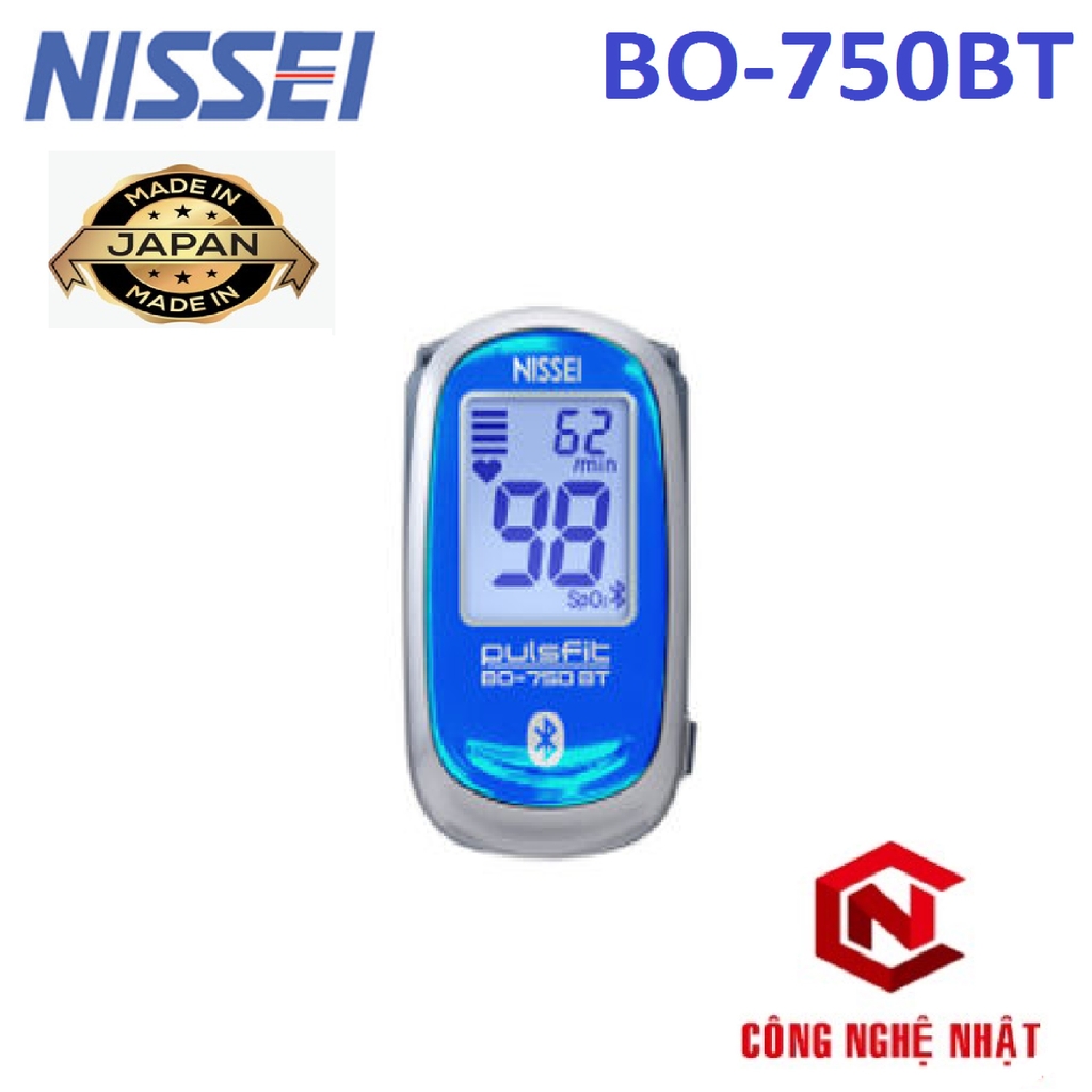 Máy đo nồng độ OXI SPO2 NISSEI BO-750BT
