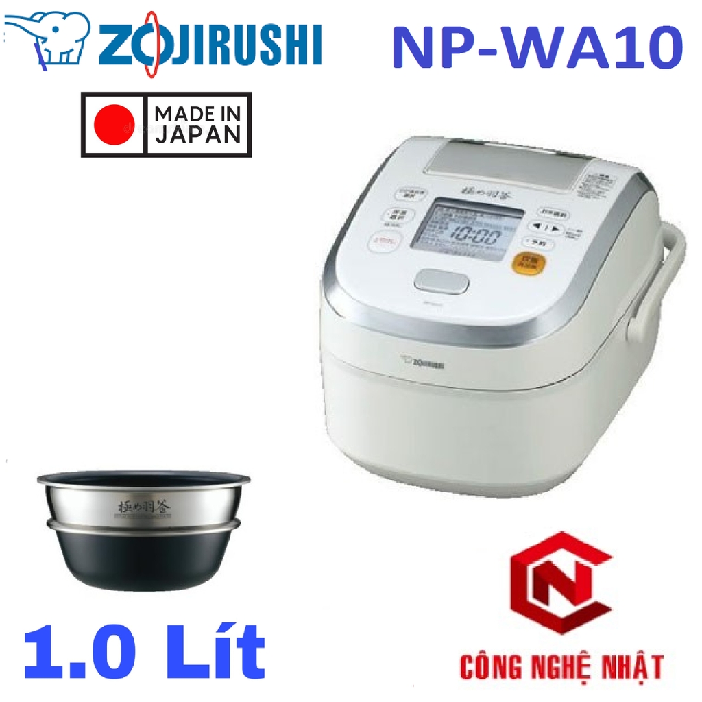 Nồi cơm điện công nghệ Tách Đường cao tần áp suất IH hiệu Zojirushi NP-WA10 Nhật Bản mới 97% 2nd