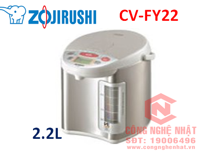 Bình thủy điện chính hãng Zojirushi CV-FY22 nội địa Nhật MADE IN JAPAN mới 98%