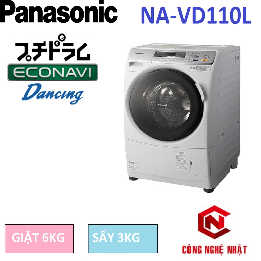 Máy giặt cửa trước Panasonic NA-VD110L Nội địa Nhật 2nd 95%