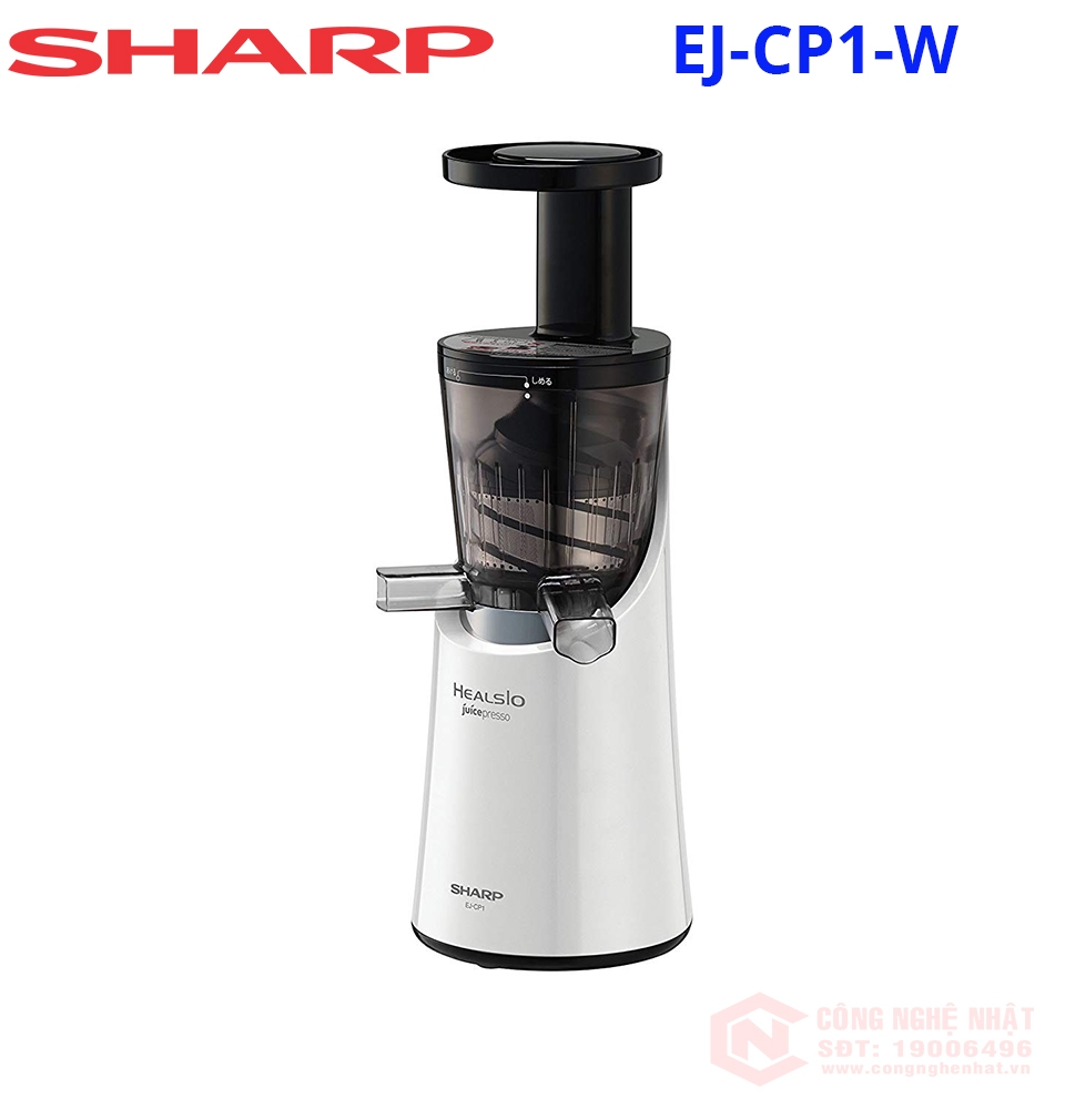 MÁY ÉP CHẬM RAU CỦ QUẢ SHARP EJ-CP1-W MỚI 100%