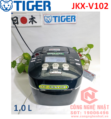 Nồi cơm điện cao tần áp suất XOONG GỐM chính hãng Tiger JKX-V102 VIP 1.0L MADE IN JAPAN mới 95%