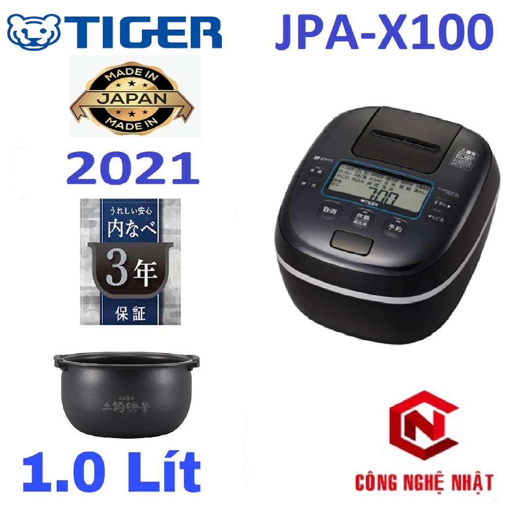 Nồi cơm cao tần IH áp suất TIGER JPA-X100