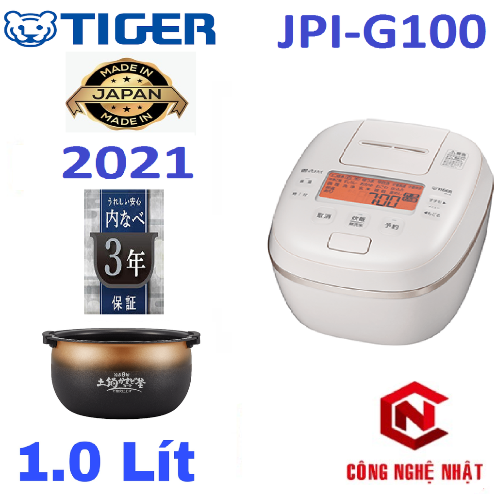 Nồi cơm cao tần IH áp suất TIGER JPI-G100