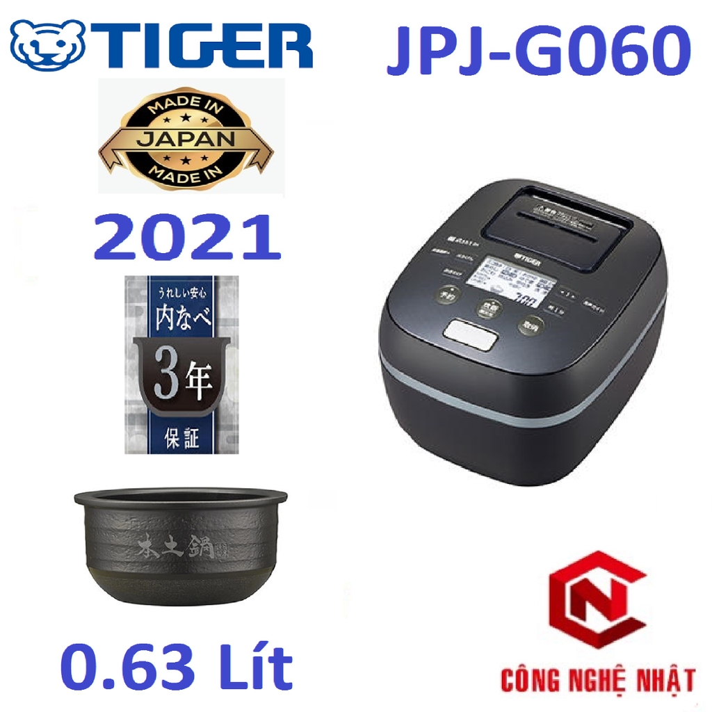 Nồi cơm cao tần áp suất TIGER JPJ-G060