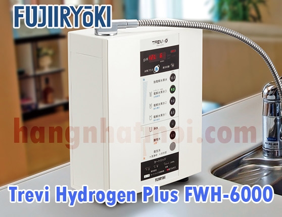 Máy lọc nước ion kiềm Fujiiryoki FWH-6000 Chính hãng Nhật