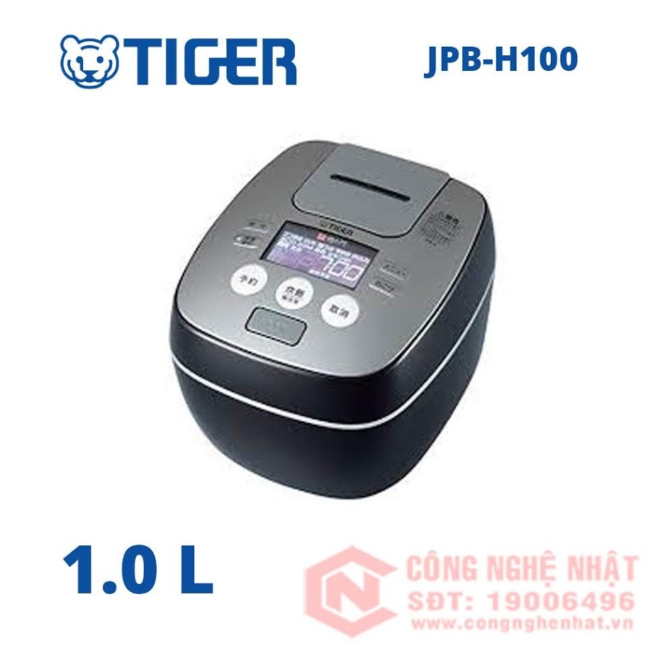 Nồi cơm điện cao tần áp suất IH hiệu Tiger JPB-H100 1.0L màu trắng 2nd mới 95%