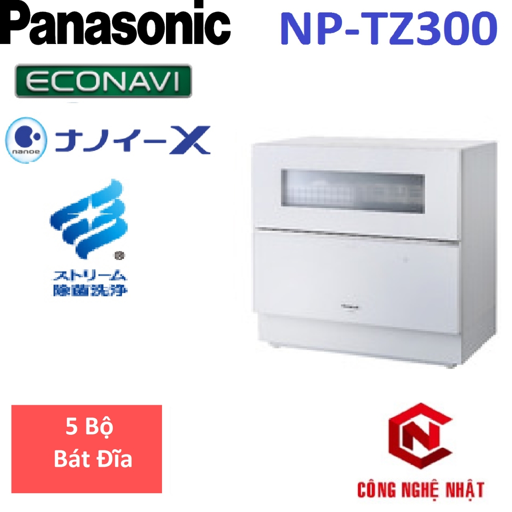 Máy rửa Chén Bát Panasonic NP-TZ300
