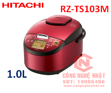 Nồi cơm cao tần áp suất Hitachi RZ-TS103M màu đỏ 98% 1.0L Nội địa Nhật