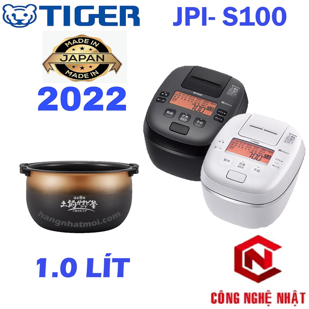 Nồi cơm điện Cao tần IH Áp suất TIGER JPI-S100 2022