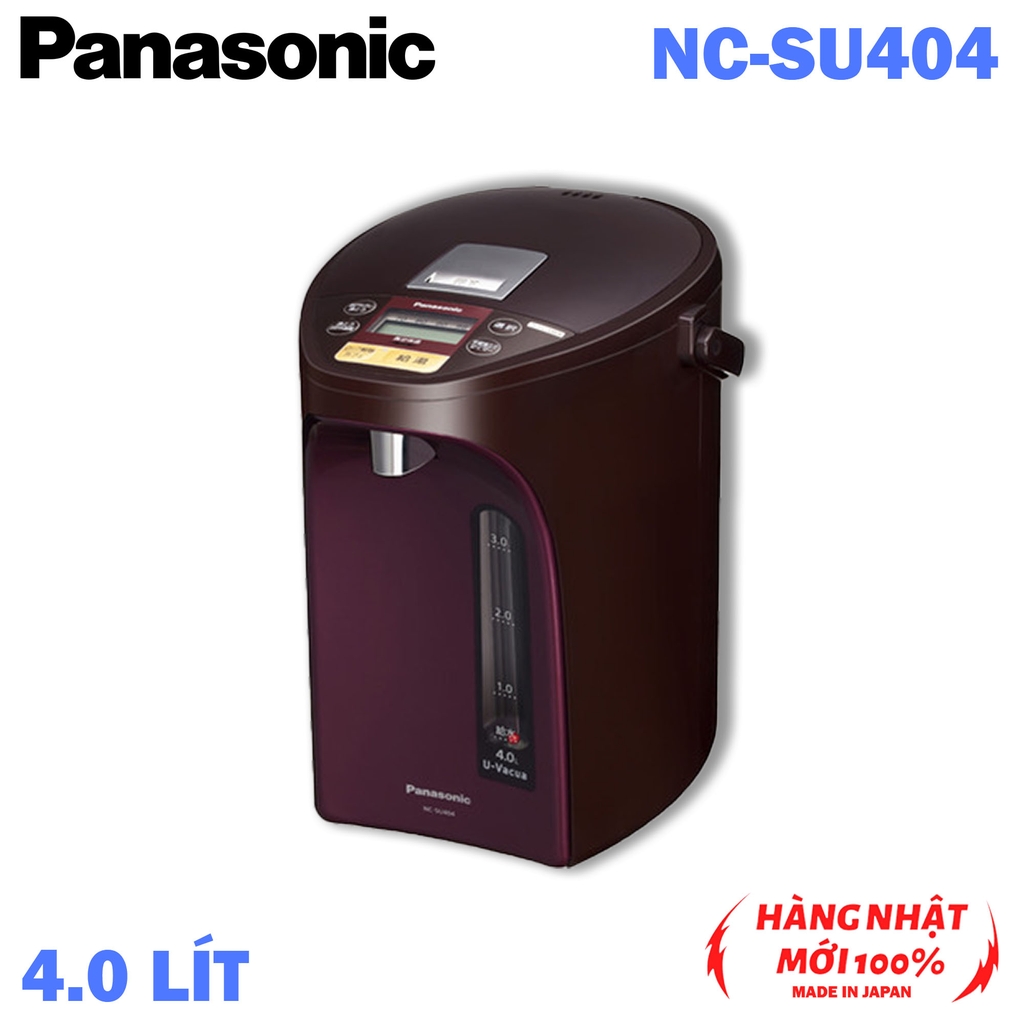 Bình thủy điện tử tiết kiệm điện Panasonic NC-SU404 Nội địa Nhật