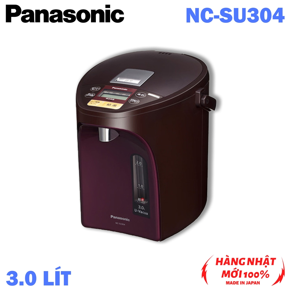 Bình thủy điện tử tiết kiệm điện Panasonic NC-SU304 Nội địa Nhật
