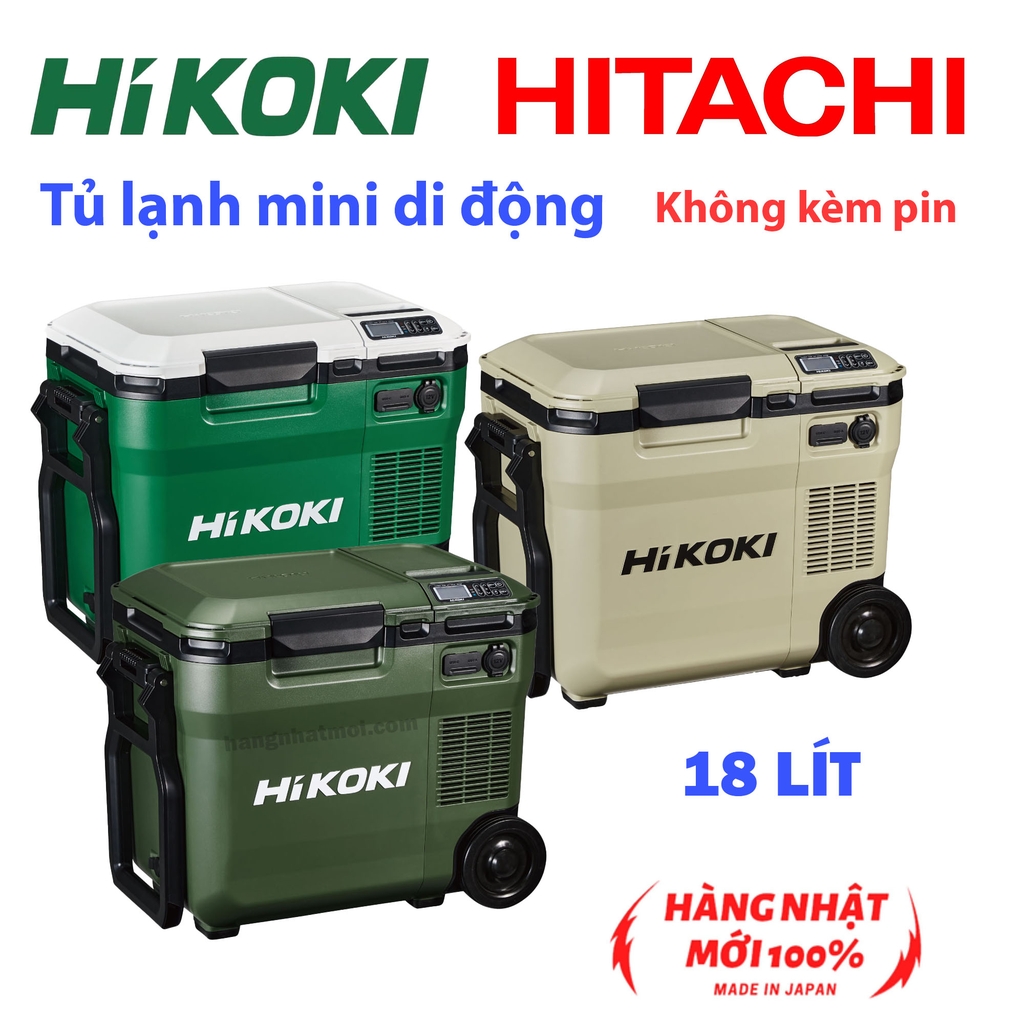Tủ lạnh di động/ xe hơi nội địa Nhật Hikoki 18L không kèm pin 2023