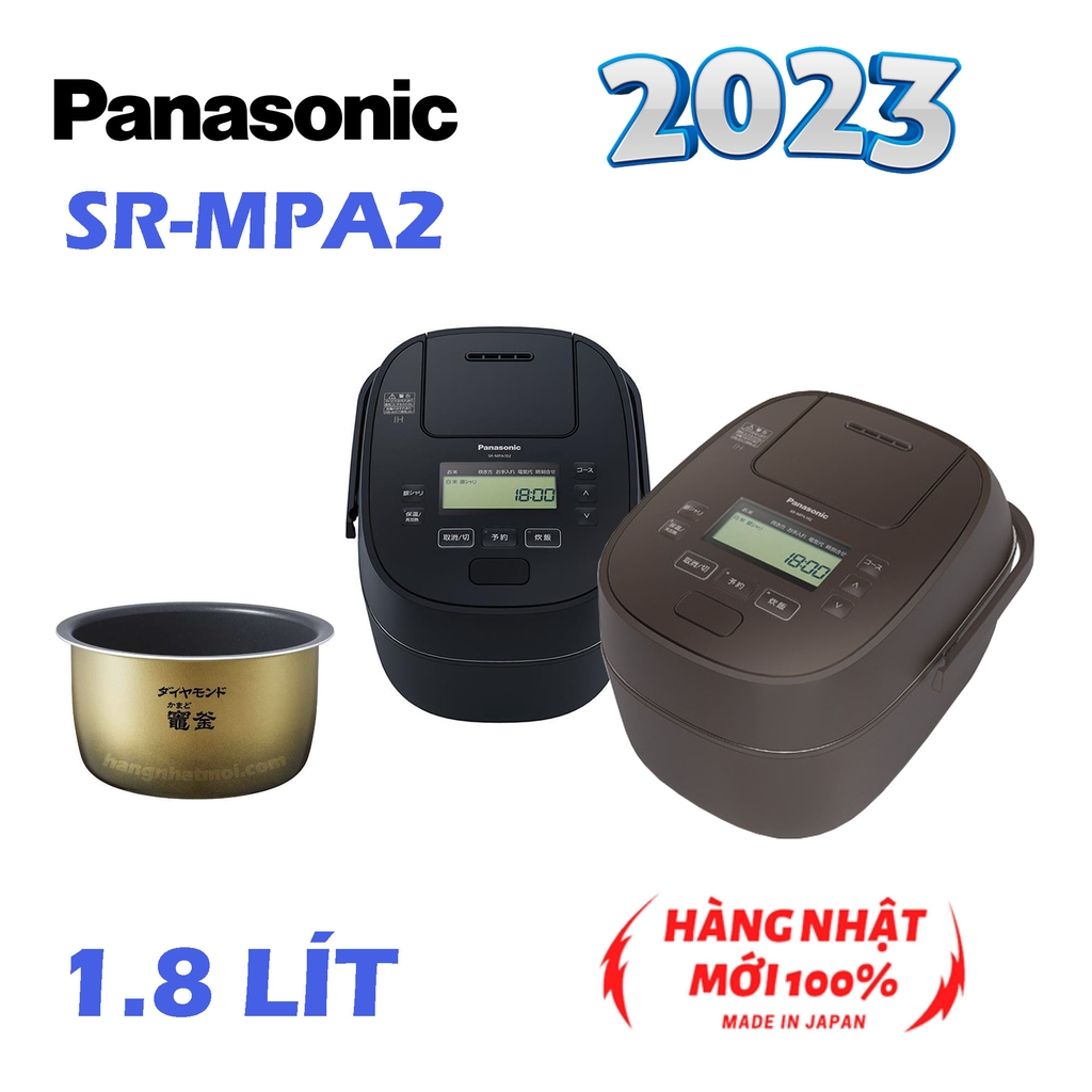 Nồi cơm điện áp suất (IH) Panasonic SR-MPA182 2023