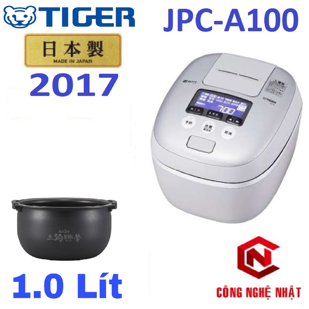 Nồi cơm điện cao tần áp suất IH Tiger JPC-A100 1L made in Japan Mới 96% 2nd