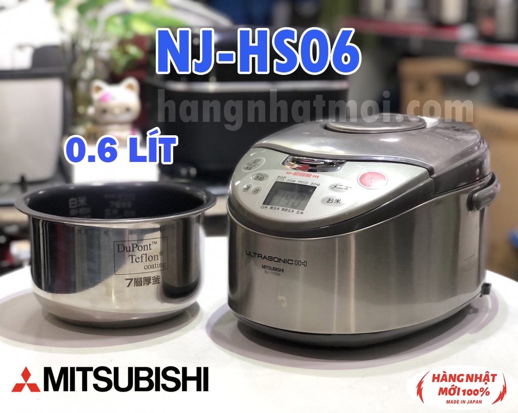 Nồi cơm điện Cao tần IH Mitsubishi NJ-HS06 Chính hãng còn đẹp 95%