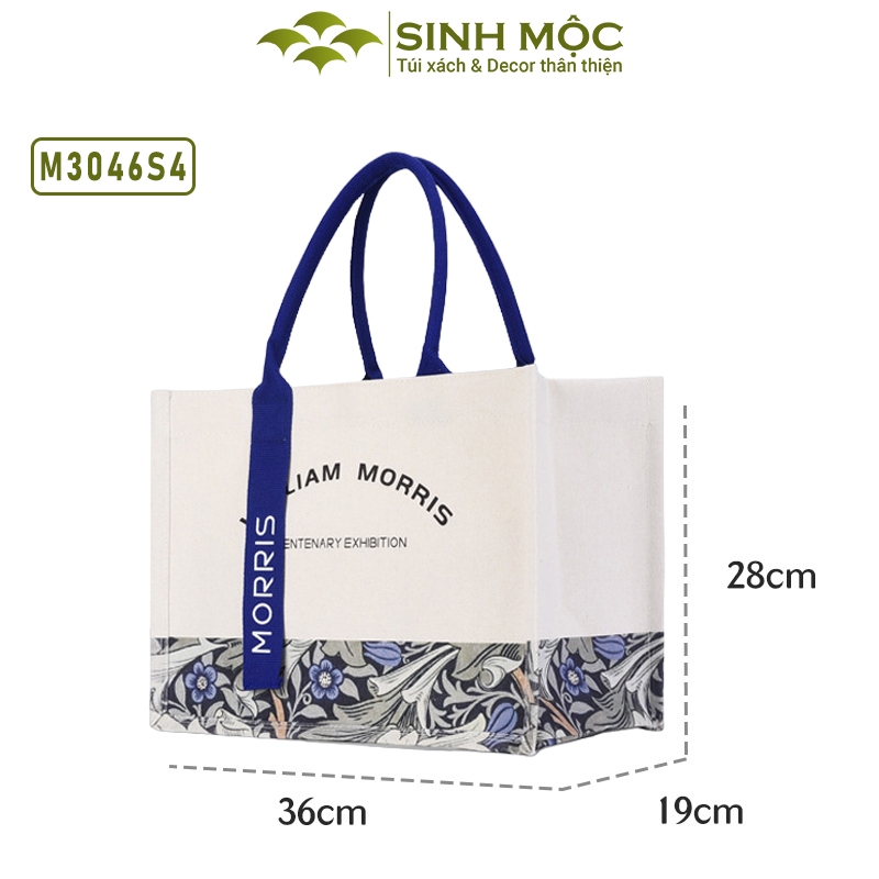 Túi tote, túi vải canvas, túi du lịch, Sinh Mộc - M3046