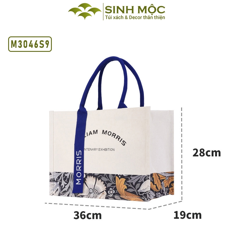 Túi tote, túi vải canvas, túi du lịch, Sinh Mộc - M3046