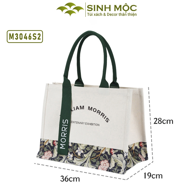 Túi tote, túi vải canvas, túi du lịch, Sinh Mộc - M3046