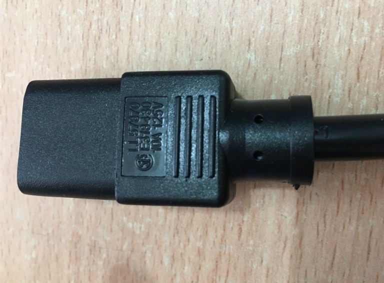 Dây Nguồn Tiêu Chuẩn Mỹ Chính Hãng KING-CORD KC-001 E318430  KC-003 LL57870 NEMA 5-15P to C13 AC Power Cord 10A 125V 3x0.824mm 18AWG Length 1.5M