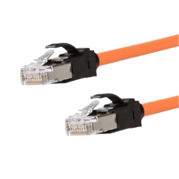 Cáp Mạng 5M 17ft 10 Gbit/s Nexans N11A.U1F050OK LANMARK-6A CAT6A ORANGE 500MHz RJ45 S/FTP LSZH Shielded 4-Pair 26AWG For industrial Ethernet Network LAN 10 Gigabit