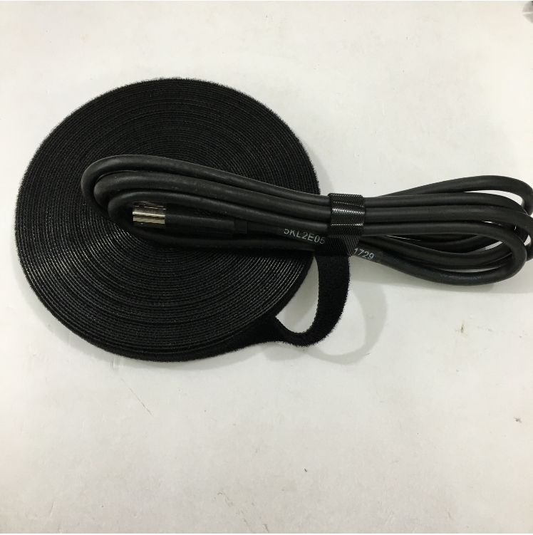 Băng Dán Dính Hai Mặt Velcro Brand One Wrap Cable Tie Continuous Roll For Hệ Thống Mạng Viễn Thông Tốc Độ Cao 12mm x 10m Black Fiber Optic Network Ethernet Patch Cord Cable Dài 10M