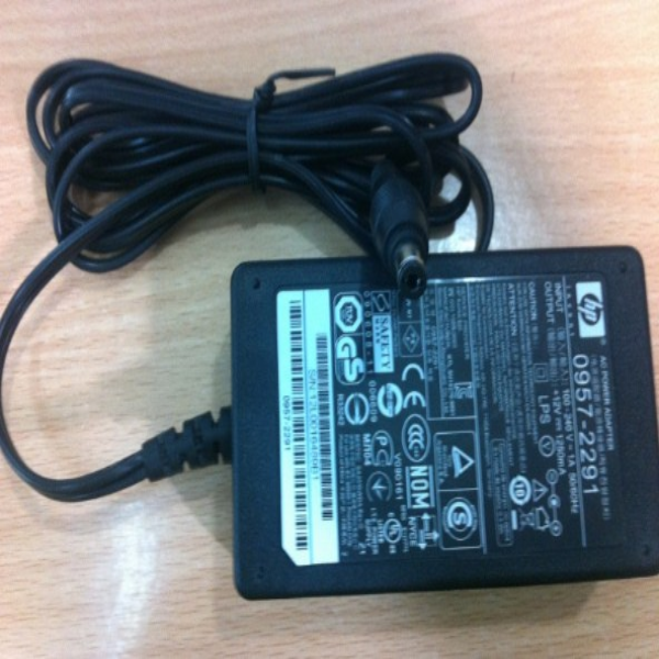 Adapter 12V 1.25A Original HP ScanJet 0957-2291 Connector Size 5.5mm x 2.1mm