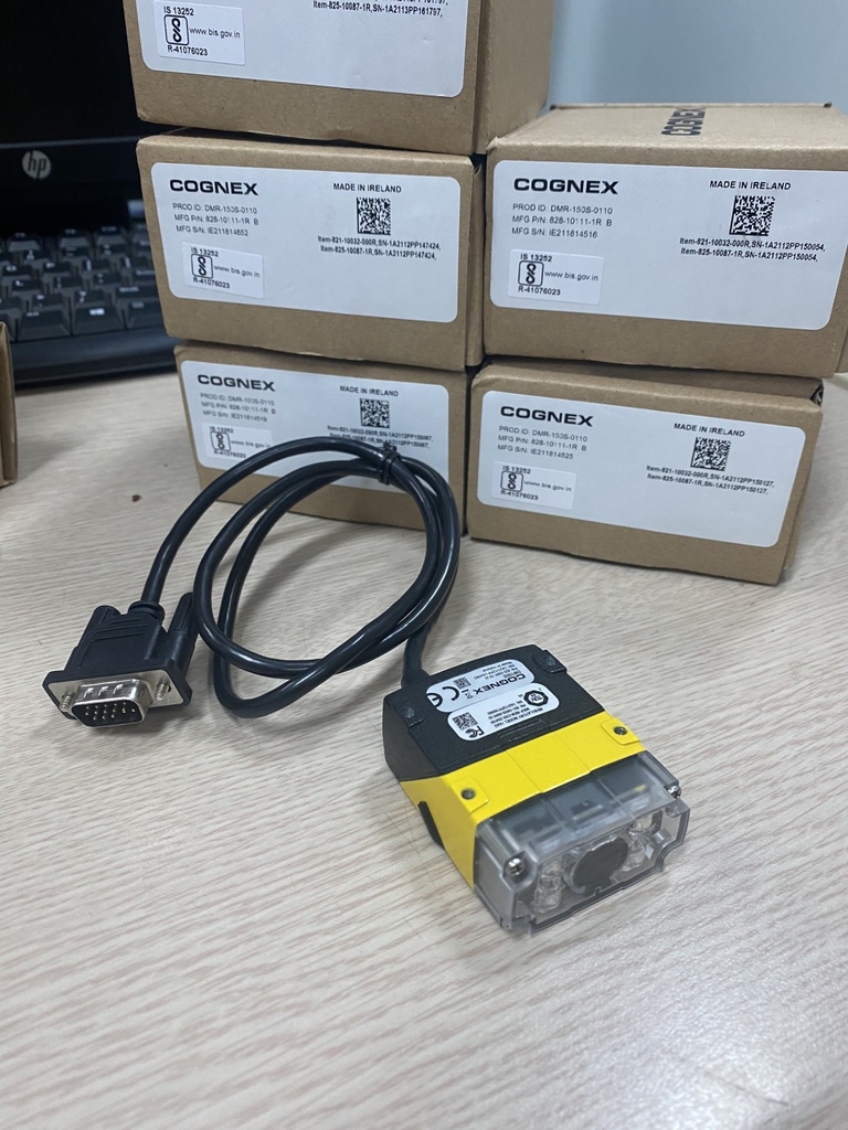 Cáp Kết Nối Serial Cable RS-232 CBL-RJ45M9-150 RJ45 8 Pin to DB9 Male Cable 15M For Moxa NPort 5600 Series Với Máy Đọc Mã Vạch Gắn Cố Định Cognex DMR 150 series