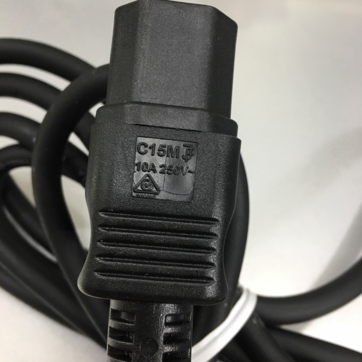 Dây Nguồn IEC 309 316P6 to IEC 320 C15 Plug AC Power Cord 16A 10A 250V 3x1.0mm² 18AWG Length 2.5M