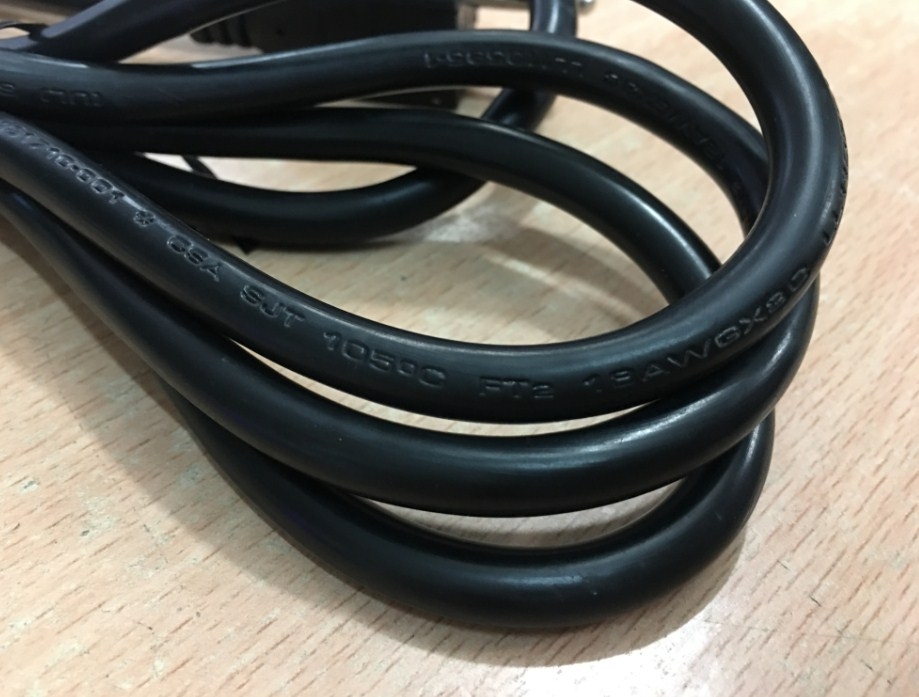 Dây Nguồn LONGWELL  LP-30 LS-13  E55349 NEMA 5-15P to C13 AC Power Cord 10A 125V 3x0.824mm 18AWG Length 2M