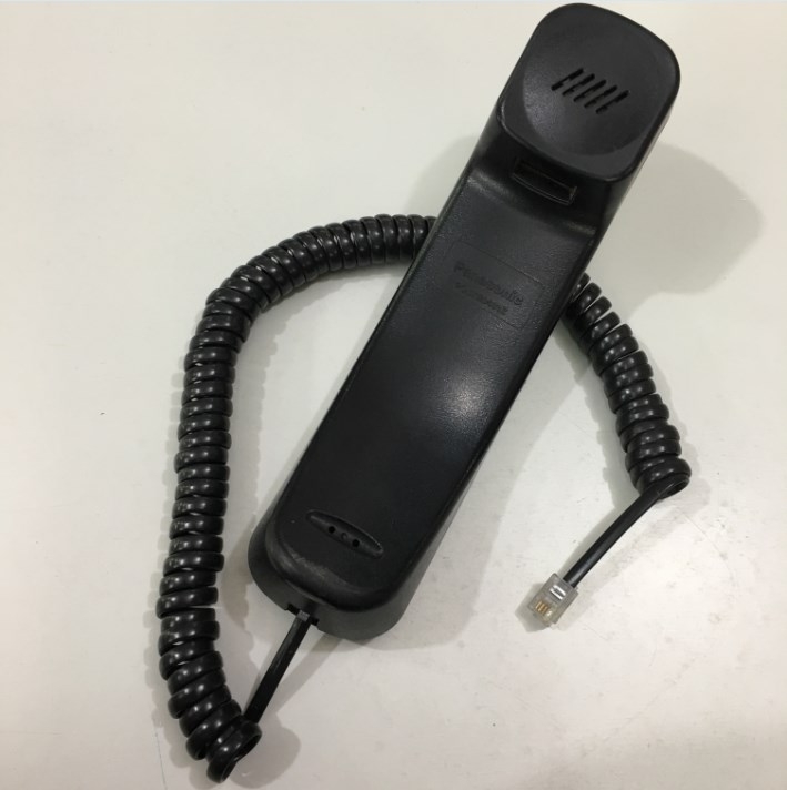 Cáp Line Điện Thoại Flat Coiled Telephone Cord RJ9 To RJ9 Black Length 2.7M