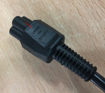 Dây Nguồn Laptop Có Tiếp Địa 3 Chân 2 Dẹt 1 Tròn Chính Hãng LEONI NEMA 5-15P to IEC320 C5 7A 125V 3x0.824mm Dài 1.5M