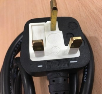 Dây Nguồn Server Volex VAC19 N16916 AC Power Cord BS1363 to IEC60320 C19 13A 16A 250V 3x1.5mm For Máy Chủ và Cisco Router Length 2.5M
