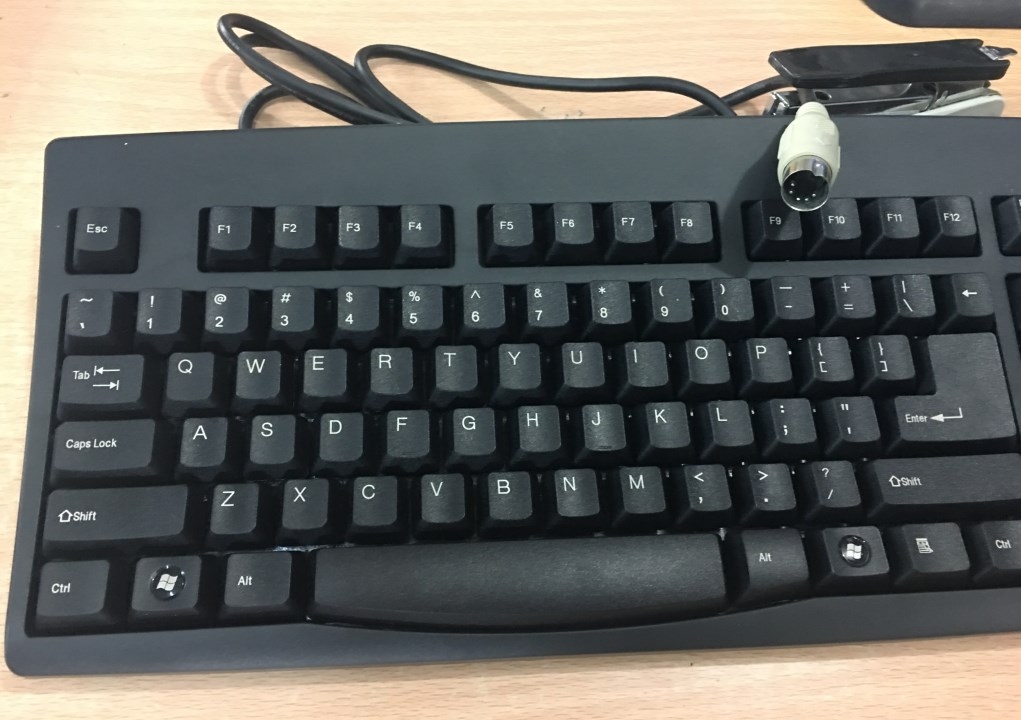 Bàn Phím Máy Nội Soi Tiêu Hoá Dạ Dày Đại Trang Olympus CV - 100 & CV - 200 Keyboard Chính Hãng Microsoft ACK-260 AT Keyboard PS/2 Din 5 Pin Male